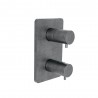 Facade Externe Foil Laiton 2 Sorties Métal Brossé - FL75277 CRISTINA ONDYNA