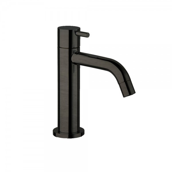 Robinet WC noir avec eau chaude et froide