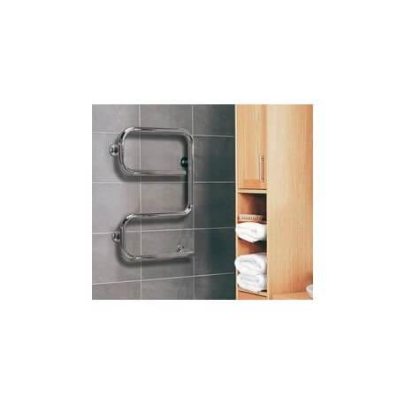 Radiateur sèche-serviettes électrique 55W vertical Chromé ATHENA E - FINIMETAL 3761551