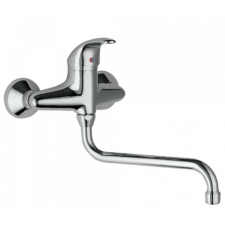 Mitigeur évier mural Chrome - TRES 172317