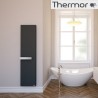 Radiateur sèche-serviettes eau chaude TOSCANE gris ardoise 989W - Thermor 499404