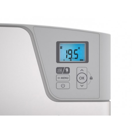 Sèche-serviettes électrique MAJORQUE soufflant compact blanc 1400W - 493151