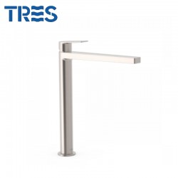 Mitigeur lavabo Acier - TRES 21180301AC