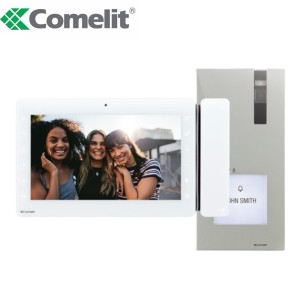 Kit visiophone extérieur Quadra 1 appel moniteur maxi BM système simplebus  - COMELIT KVQ2001X