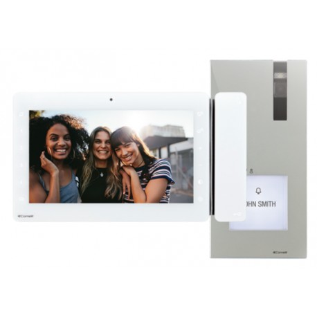 Kit visiophone extérieur Quadra 1 appel moniteur maxi BM système simplebus  - COMELIT KVQ2001X