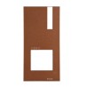 Façade Corten pour QUADRA à boutons - Comelit 4793MC