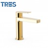 Mitigeur lavabo Or 24K - TRES 21110301OR