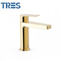 Mitigeur lavabo Or 24K - TRES 21110302OR