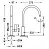 Mitigeur lavabo Or Mat 24K - TRES 21190601OM