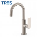 Mitigeur lavabo Acier - TRES 20020504AC