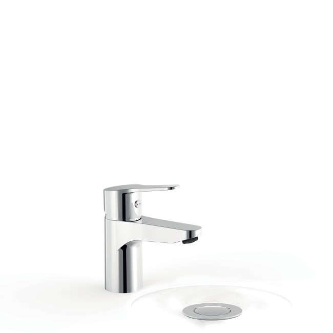 Mitigeur lavabo Bonde CLICK‑CLACK Chromé - TRES 21510303D