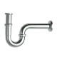 Siphon de lavabo télescopique et rotatif Bec rotatif Chromé - TRES 134215024