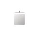 Douche acier inoxydable de tête anticalcaire à rotule 200x20 Chromé - TRES 134315002