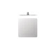 Douche acier inoxydable de tête anticalcaire à rotule 250x25 Chromé - TRES 134315004