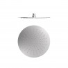 Douche acier inoxydable de tête anticalcaire à rotule. Ø 300 mm Chromé - TRES 134315010