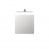 Douche acier inoxydable de tête anticalcaire à rotule 300x30 Chromé - TRES 134315006