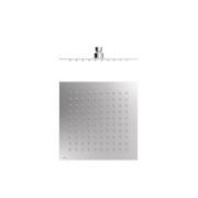 Douche acier inoxydable de tête anticalcaire à rotule. 250x250 mm Chromé - TRES 134315011 