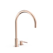 Lavabo mitigeur sur gorge Or Rose 24K STUDY - TRES 26110501OP