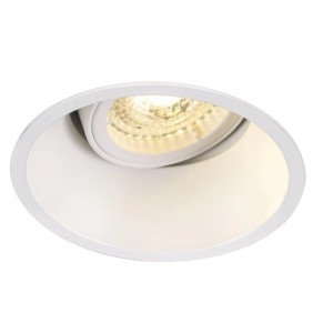 Plafonnier encastré HORN-T rond blanc inclinable - SLV 113141