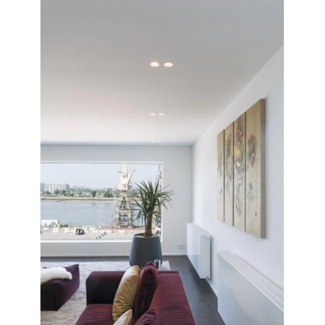 Plafonnier encastré HORN-T rond blanc inclinable - SLV 113141