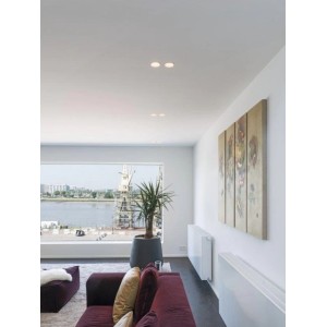 Plafonnier encastré HORN-T rond blanc inclinable - SLV 113141