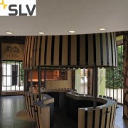 Plafonnier encastré HORN-T rond blanc inclinable - SLV 113141