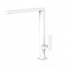 Mitigeur lavabo bec 35x15 mm Blanc Mat - TRES 20020503BM