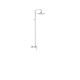 Mitigeur douche Douche fixe de 242x242 mm à rotule Chromé - TRES 21899501