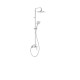 Ensemble mitigeur douche Douche fixe de 242x242 mm Chromé - TRES 21819101
