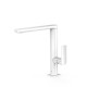 Mitigeur lavabo bec 35x15 mm Blanc-chrome - TRES 20020502BL
