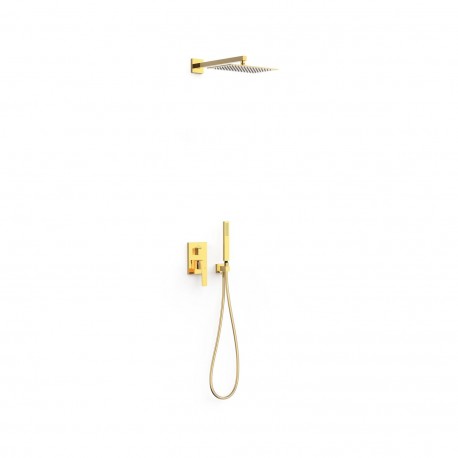 Kit de douche encastré Rapid-Box Doré (Or) - TRES 20228004OR 