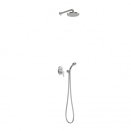 Kit de douche encastré Chromé - TRES 21599002 
