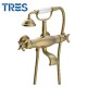 Mélangeur Bain‑douche thermostatique Laiton Vieilli Mat - TRES 24217609LM