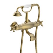 Mélangeur Bain‑douche thermostatique Laiton Vieilli Mat  - TRES 24217609LM