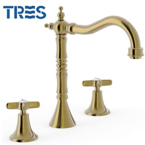 Mélangeur lavabo à installation libre Laiton Vieilli  - TRES 24210501LV