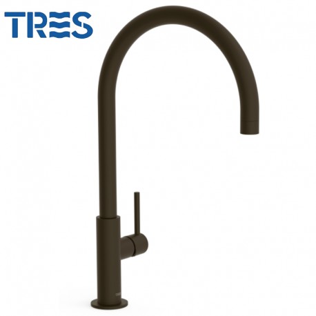 Mitigeur lavabo Noir Bronze - TRES 26290401KMB