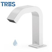 Robinet électronique de lavabo une seule eau Chromé - TRES 39210303