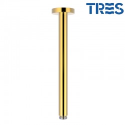 Raccord Toit pour douche de tête Or 24K - TRES 13462102OR