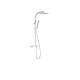 Ensemble mitigeur douche Douche fixe 300x200 mm Chromé - TRES 00719102