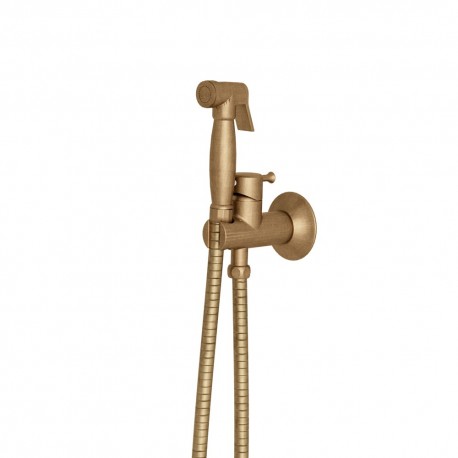 Kit Wc Mitigeur  Retro Avec Flexible Et Douchette A Impulsion - WJ67192 CRISTINA ONDYNA 