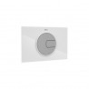 Plaques pour bâti-supports DUPLO ONE PL4 One Dual Combi blanc brillant/chromé mat - ROCA A890198005