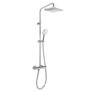 Ensemble Douche thermostatique Douche fixe 250x250 mm Chromé - TRES 20438708