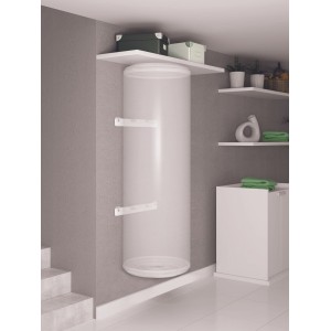Console universelle chauffe-eau et PECS verticaux muraux - Atlantic 009124 