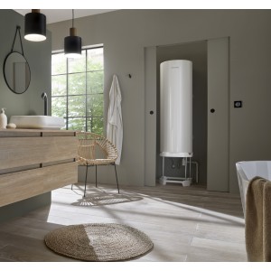 Chauffe-eau électrique Zénéo ACI Hybride vertical mural standard 100L - Atlantic 153109 