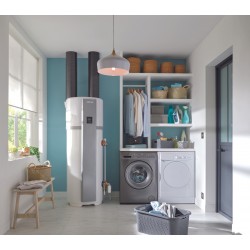 Chauffe-eau thermodynamique Calypso connecté vertical sur socle 250L - Atlantic 286041 