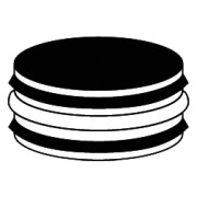 Raccord male/male avec joints diam 125mm - Atlantic 464058 