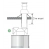Adaptateur ventouse pour chauffe-eau thermodynamique vertical mural - Atlantic 464062 