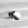 Patère bouton chrome pour sèche-serviettes tubes ronds - Atlantic 850201