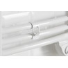 Patère crochet blanc pour sèche-serviettes tubes ronds - Atlantic 850202