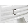 Patère crochet chrome pour sèche-serviettes tubes ronds - Atlantic 850204